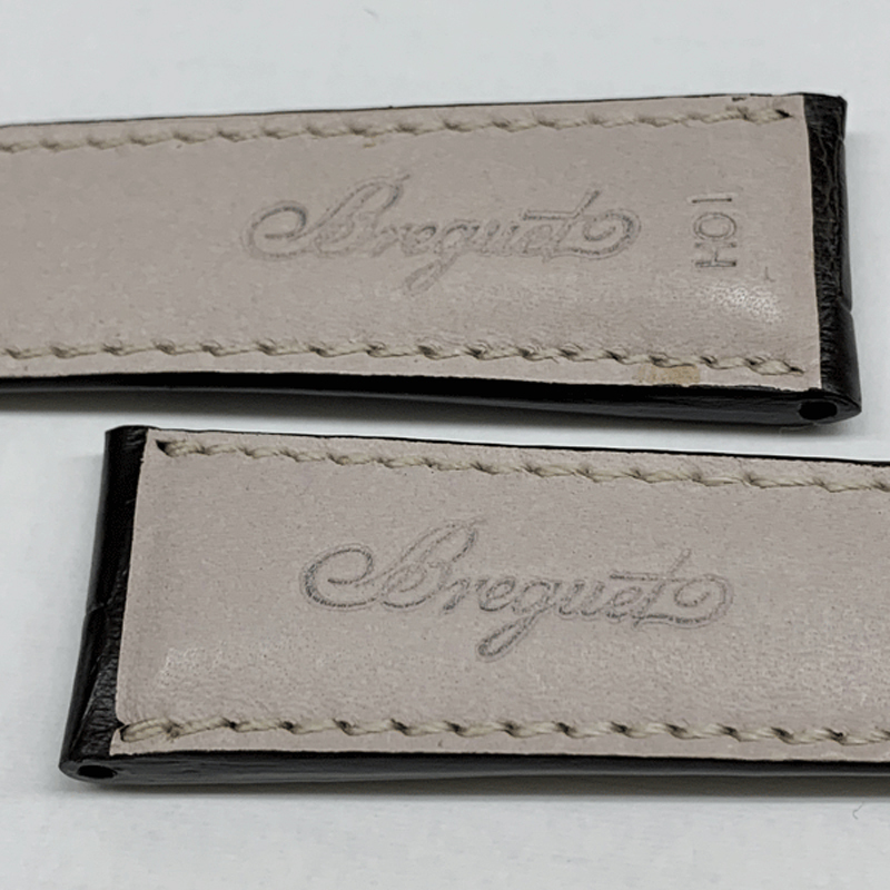 Breguet Breguet [E] original parts change belt men's marine for 23mm scorching tea Brown have gaiters mat letter pack post service plus free shipping 
