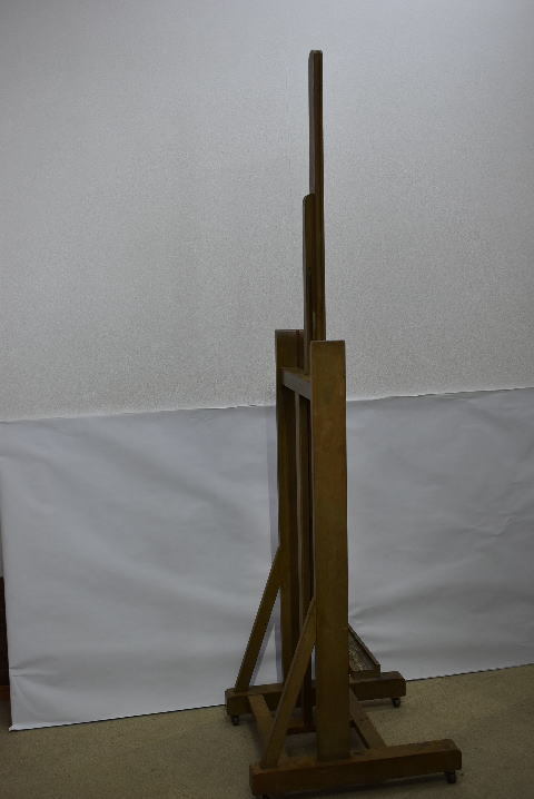 高級品 レトロ 大型イーゼル 絵画 画材 油絵 ヴィンテージ