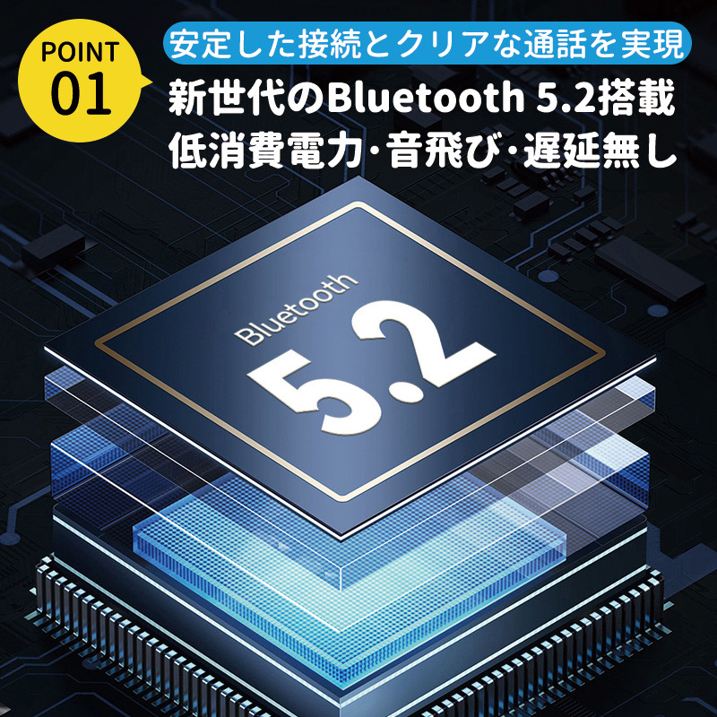  骨伝導 イヤホン ワイヤレス イヤフォン ヘッドセット テレワーク マイク クリア 通話 リモート 両耳 Bluetooth5.2 黒 オレンジ 防水 軽量の画像4