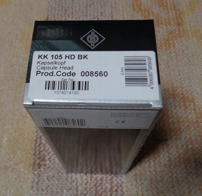 ノイマン NEUMANN マイクカプセル KK105S 新品