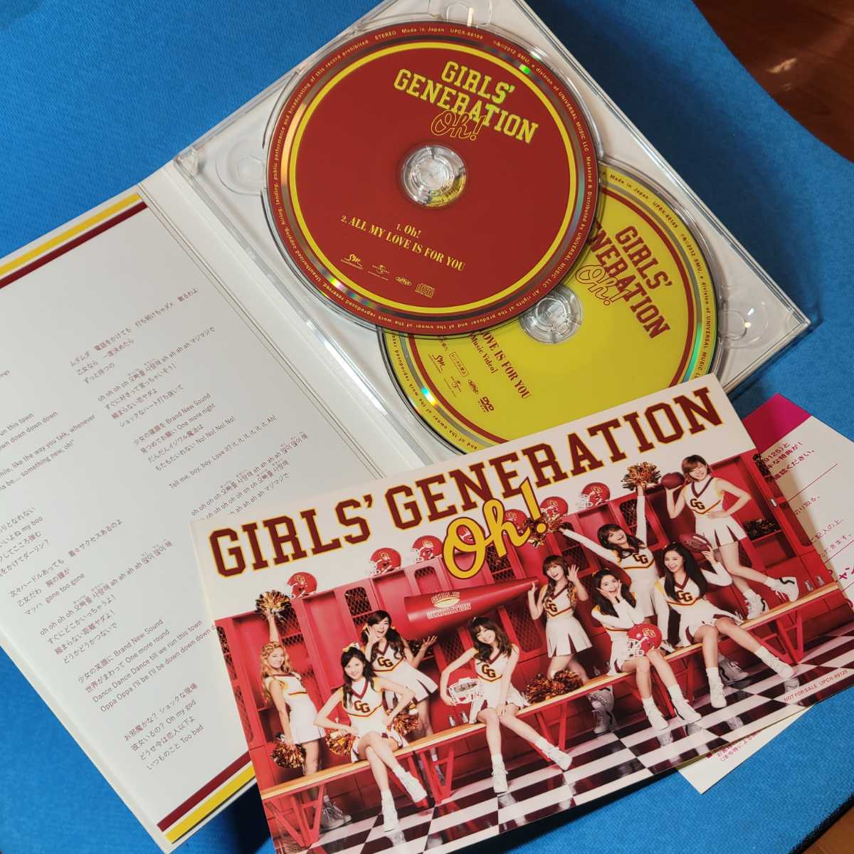 (初回限定盤DVD付)★ 少女時代 / Oh! (SINGLE+DVD) ★ girl's generation ★(日本版)大判フォトシール付き_画像3