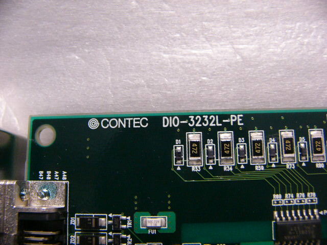 ★未使用に近い★ CONTEC DIO-3232L-PE PCI Express 絶縁型IO入出力ボード_画像2