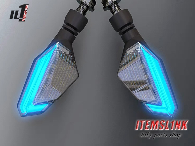 送料安！LK5-21BL LED ウインカー ポジション付 MT-25 MT-/03/07/09 XJR400 XJR400R 4HM RH02J XJR/1200/1300/R XJ400/D/E YBR/125/250汎用の画像4