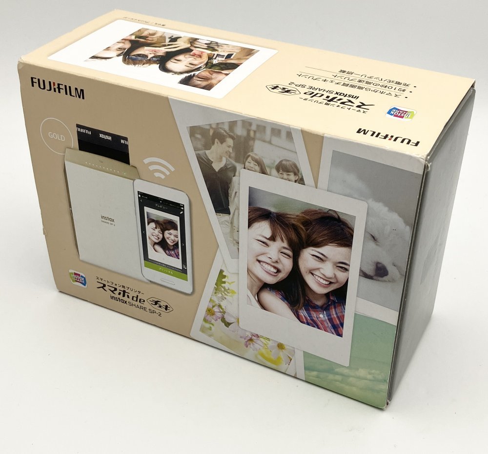 豊富な特価 スマホdeチェキ instax share SP-2 ゴールド hgnQK