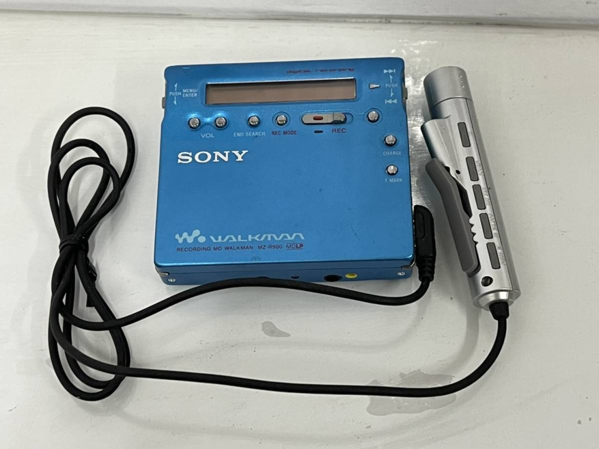 ヤフオク! - SONY ソニー MD WALKMAN MZ-R900 ポ...