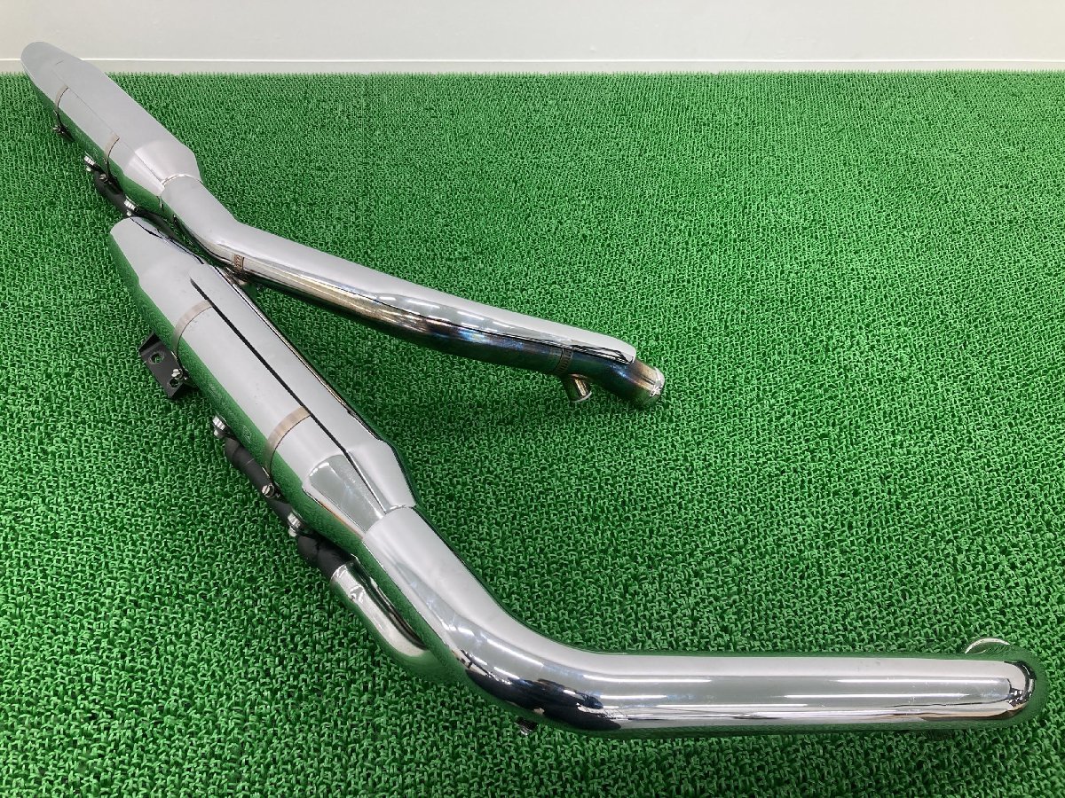 FLSTC1580 マフラー 65682-07 ハーレー 純正 中古 バイク 部品 ヘリテイジソフテイルクラシック コケキズ無し 品薄 希少品 車検 Genuine_65682-07