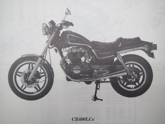 CB400LC パーツリスト 1版 ホンダ 正規 中古 バイク 整備書 NC01-100整備に役立ちます tn 車検 パーツカタログ 整備書_パーツリスト