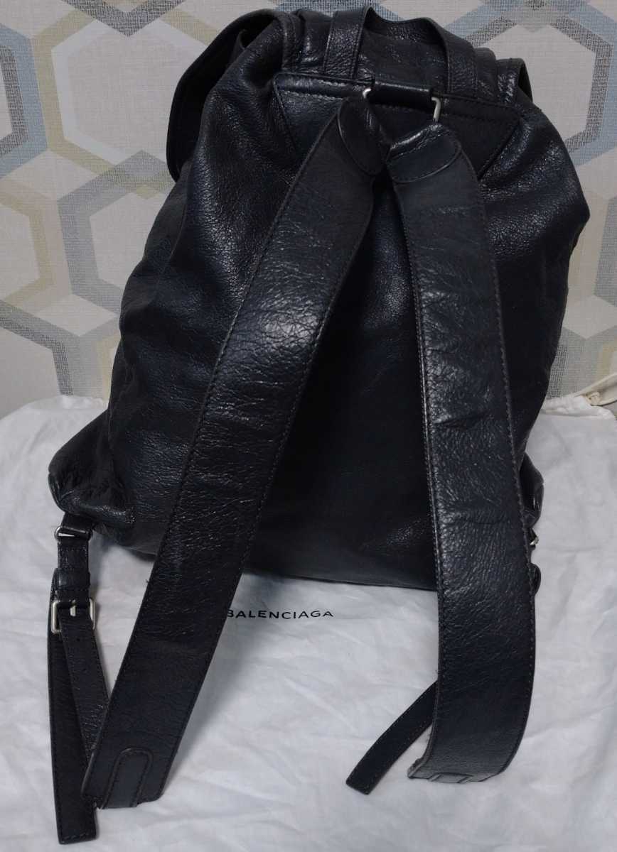 最も信頼できる ✨超極美✨BALENCIAGA バックパック レザー シワ加工