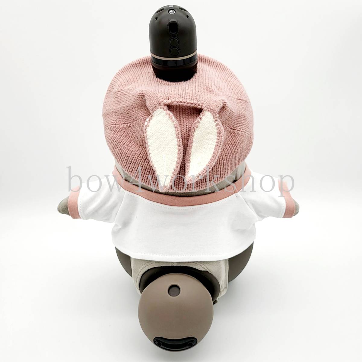 ラボット LOVOT ラボットのアクセサリーウサ耳ニット帽子（ピンク）_画像3