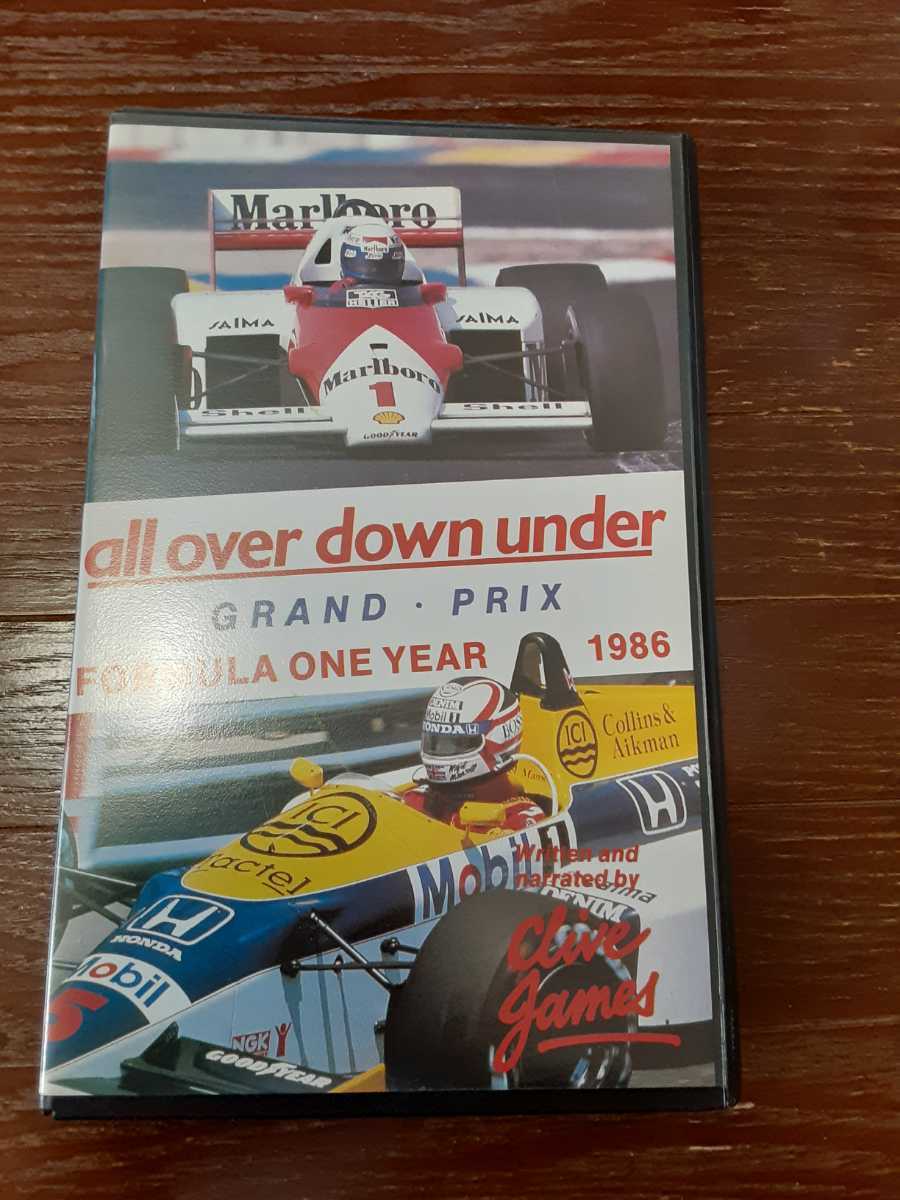 F1 video 1986 year compilation overseas edition VHS ( reproduction has confirmed )