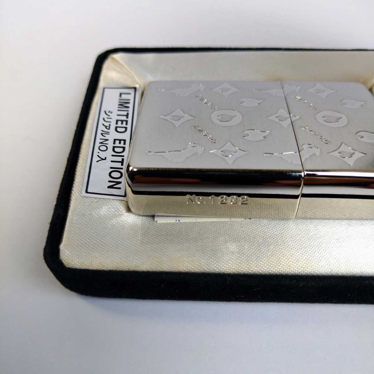 ZIPPO プラチナサテーナ ウィンディ 限定品 シリアルナンバー-