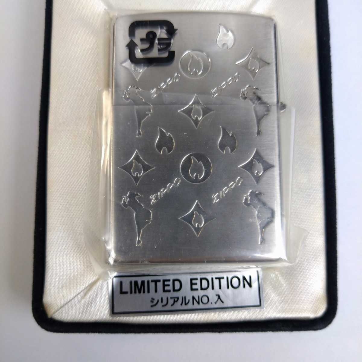 ZIPPO プラチナサテーナ ウィンディ 限定品 シリアルナンバー-