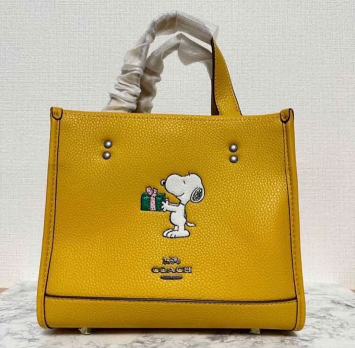 2023最新のスタイルバッグPayPayフリマ|COACH コーチ 【新作】スヌーピー コラボ トートバッグ