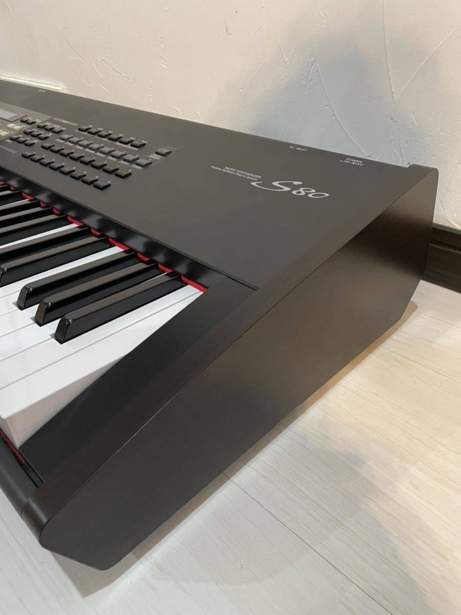 超美品】YAMAHA 88鍵盤 ピアノタッチ シンセサイザー S80 カード付き
