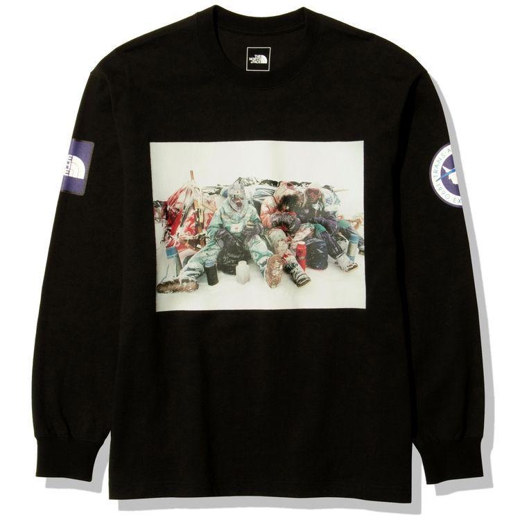 新品未使用 XL ブラック 黒 K ザノースフェイス Tシャツ ロング
