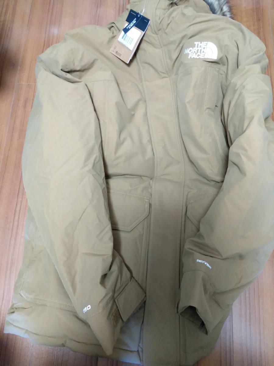 新品 XL L ノースフェイス マクマード パーカー付グース ダウン