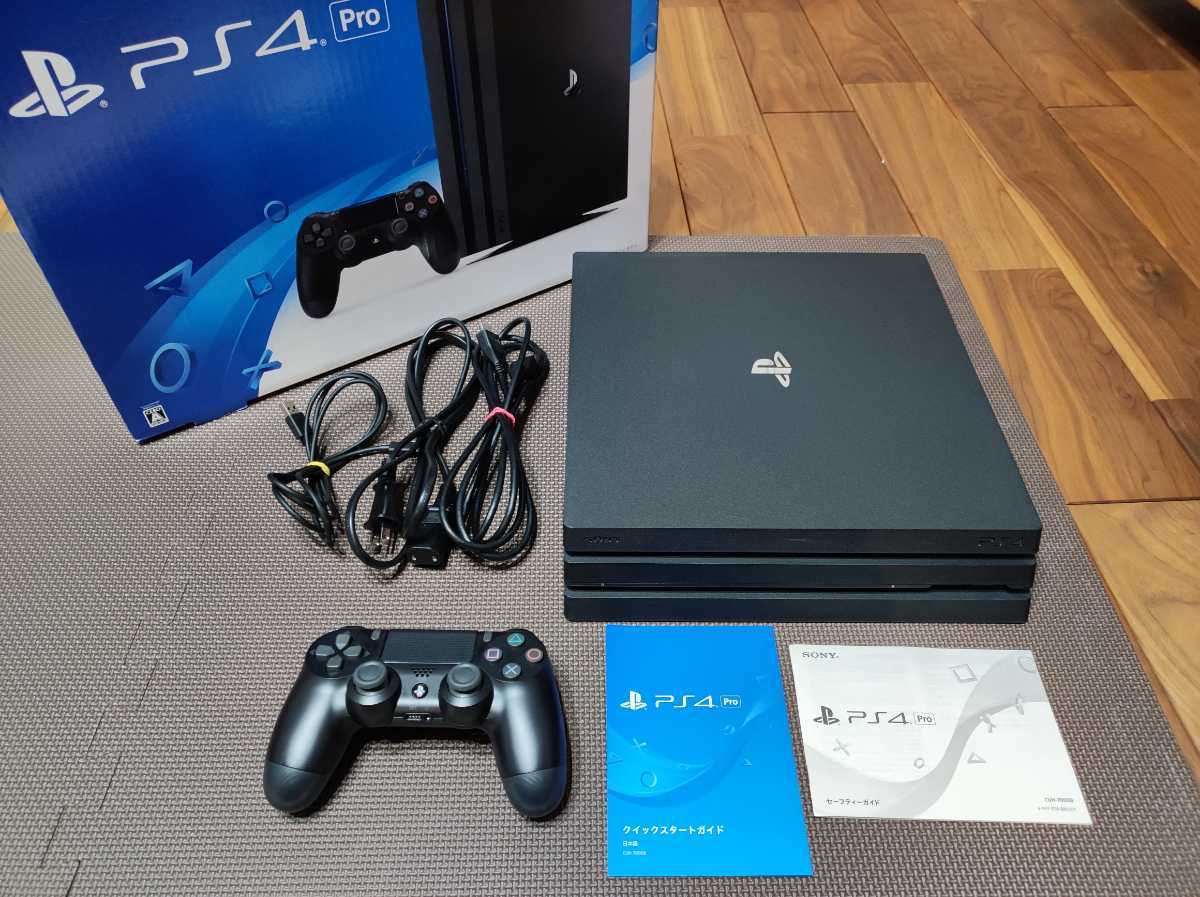 PS4 Pro CUH-7000B 1TB/CUHJ-15005/ソフトセット-