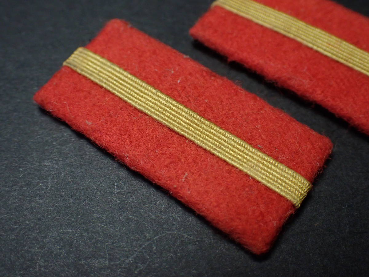 【近】旧日本軍 当時物 未使用 襟章 デッドストック品の画像3