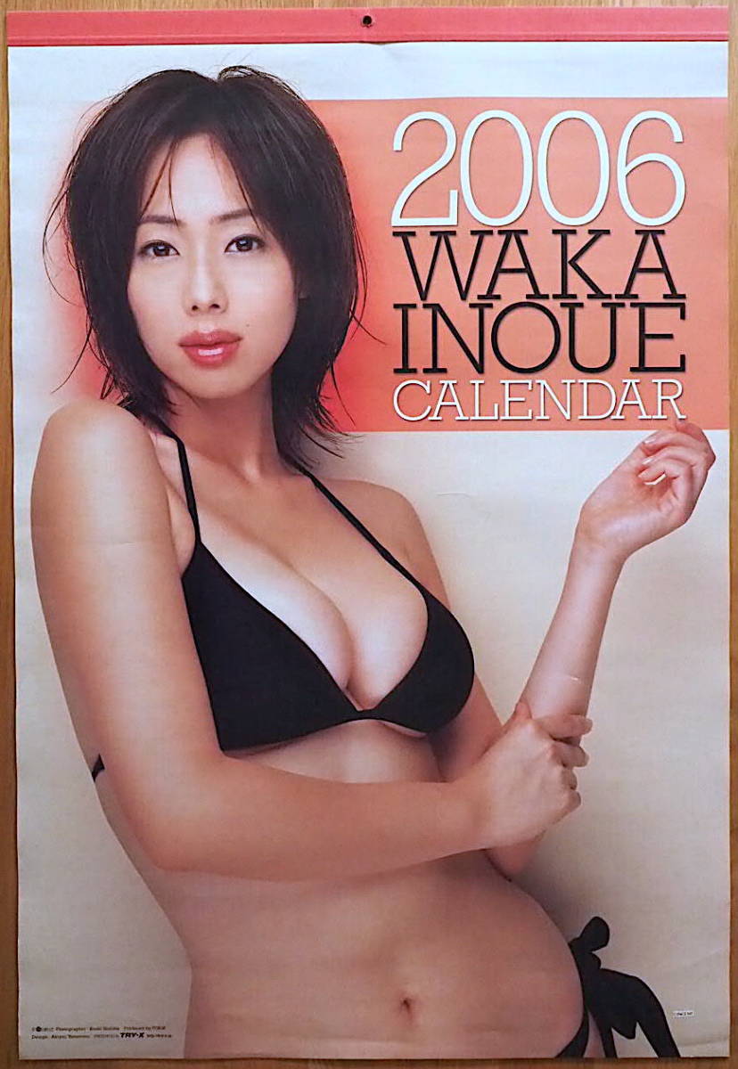 2006 год Inoue Waka календарь не использовался хранение товар 