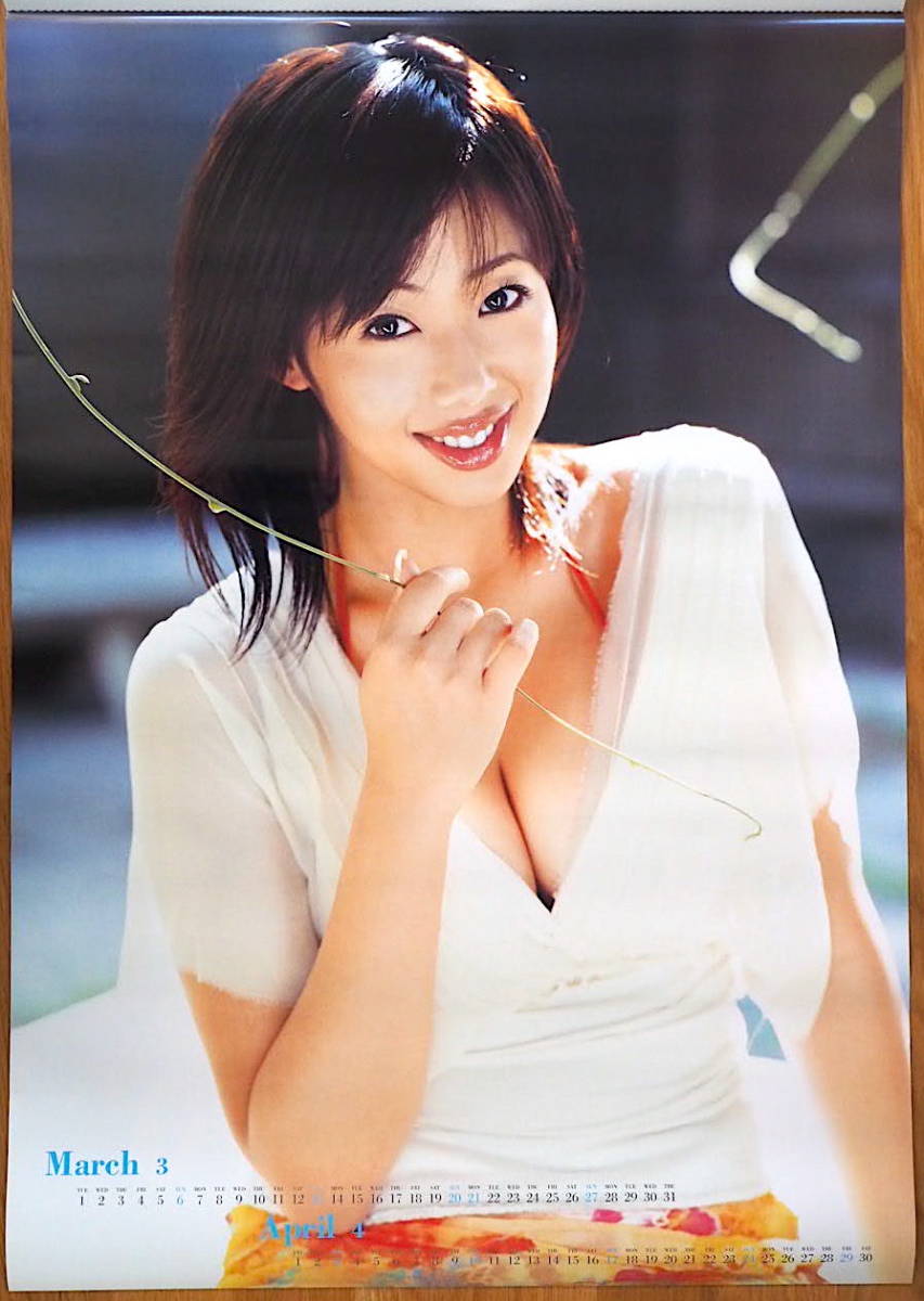 2005 год Inoue Waka календарь с автографом не использовался хранение товар 
