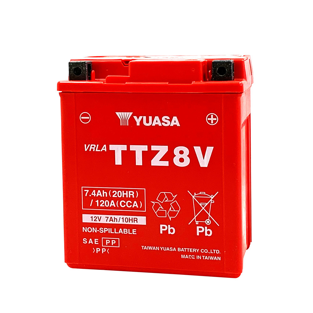 【デジタルテスターセット】 台湾 ユアサ YUASA TTZ8V バイクバッテリー 充電済 互換 GTZ8V YTZ8V YTX7L-BS 即使用可能_画像2