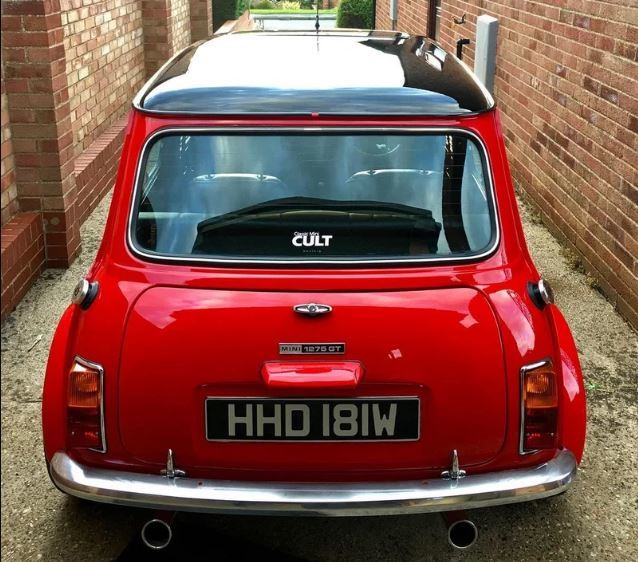 クラシックミニカルト★Wing Logo★ステッカー　オイルスリック　ミニ　ミニクーパー　UK　Classic Mini CULT_画像4