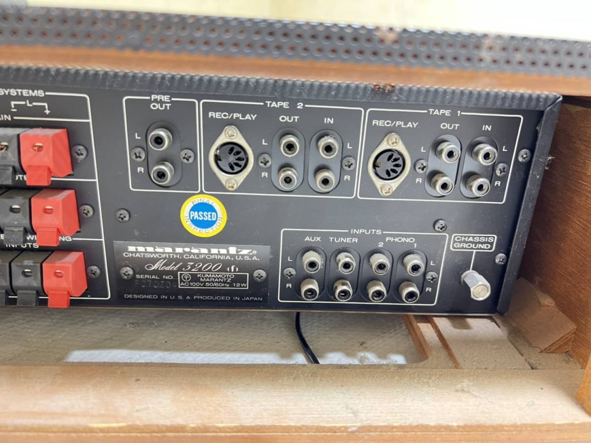 人気商品 marantz プリメインアンプ Model マランツ プリアンプ 開封