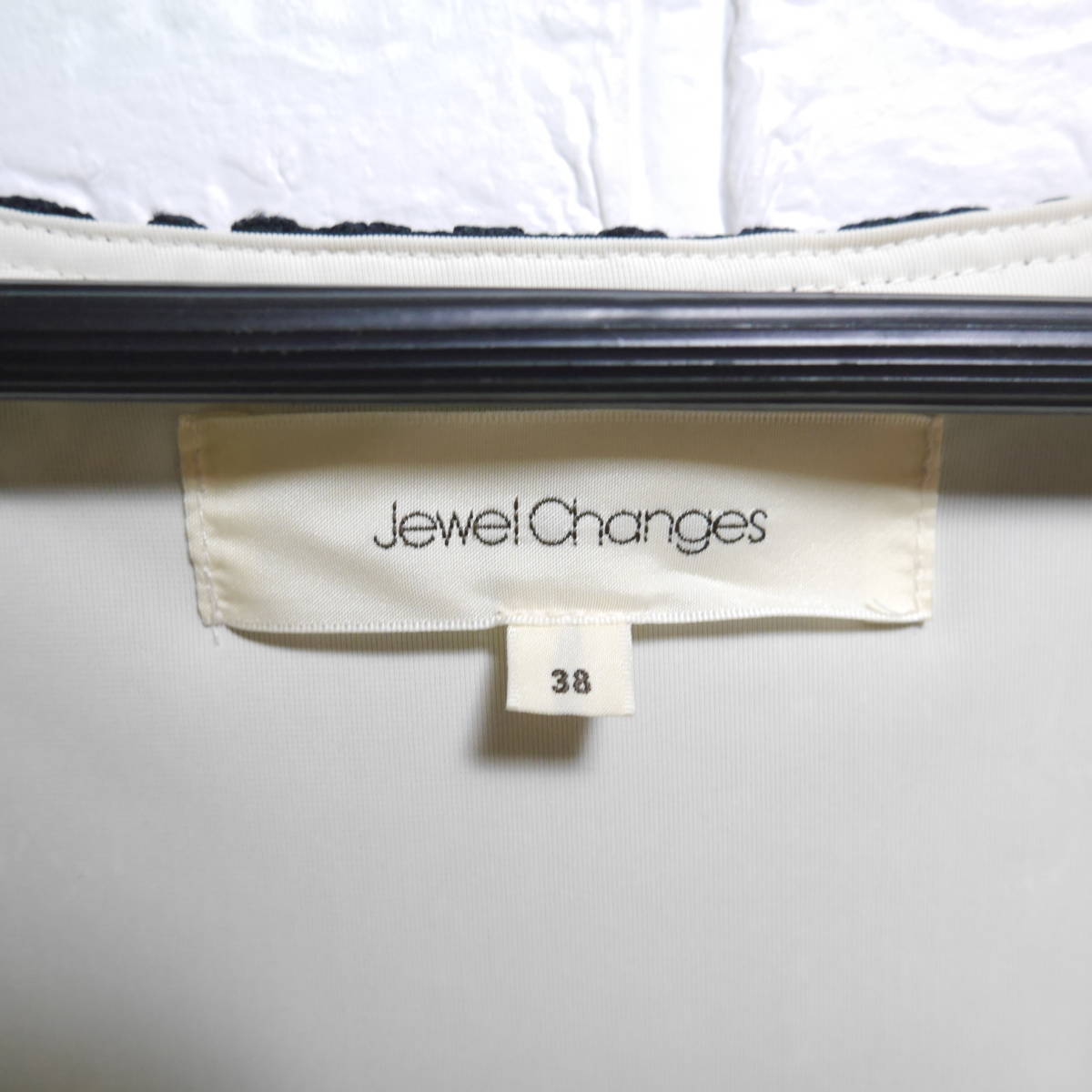 A566 ◇ Jewel Changes | ジュエルチェンジズ　ワンピース　黒　中古　サイズ３８_画像8