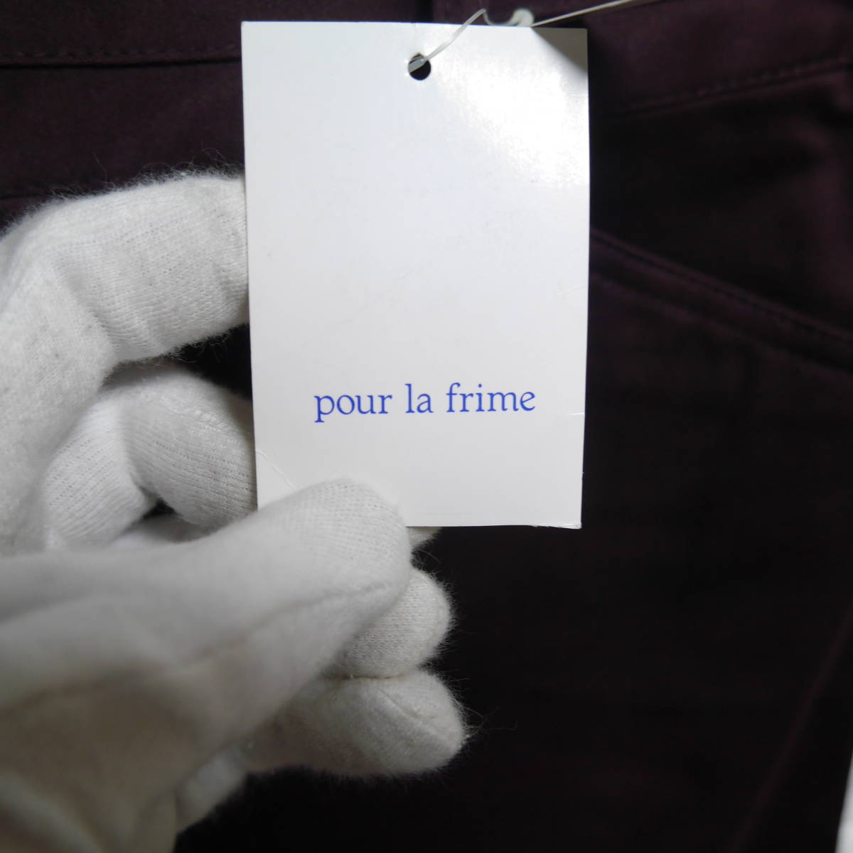 A583 * pour la frime | Pour La Frime skirt wine red unused size 1