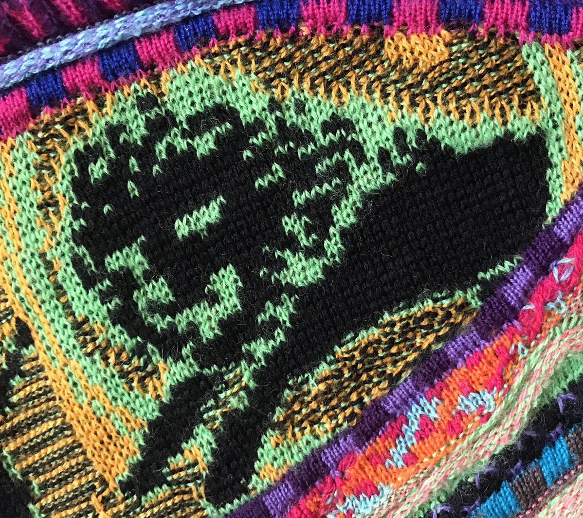 素晴らしい外見 異次元のデザイン 芸術 美しい花柄 植物柄 90´s COOGI