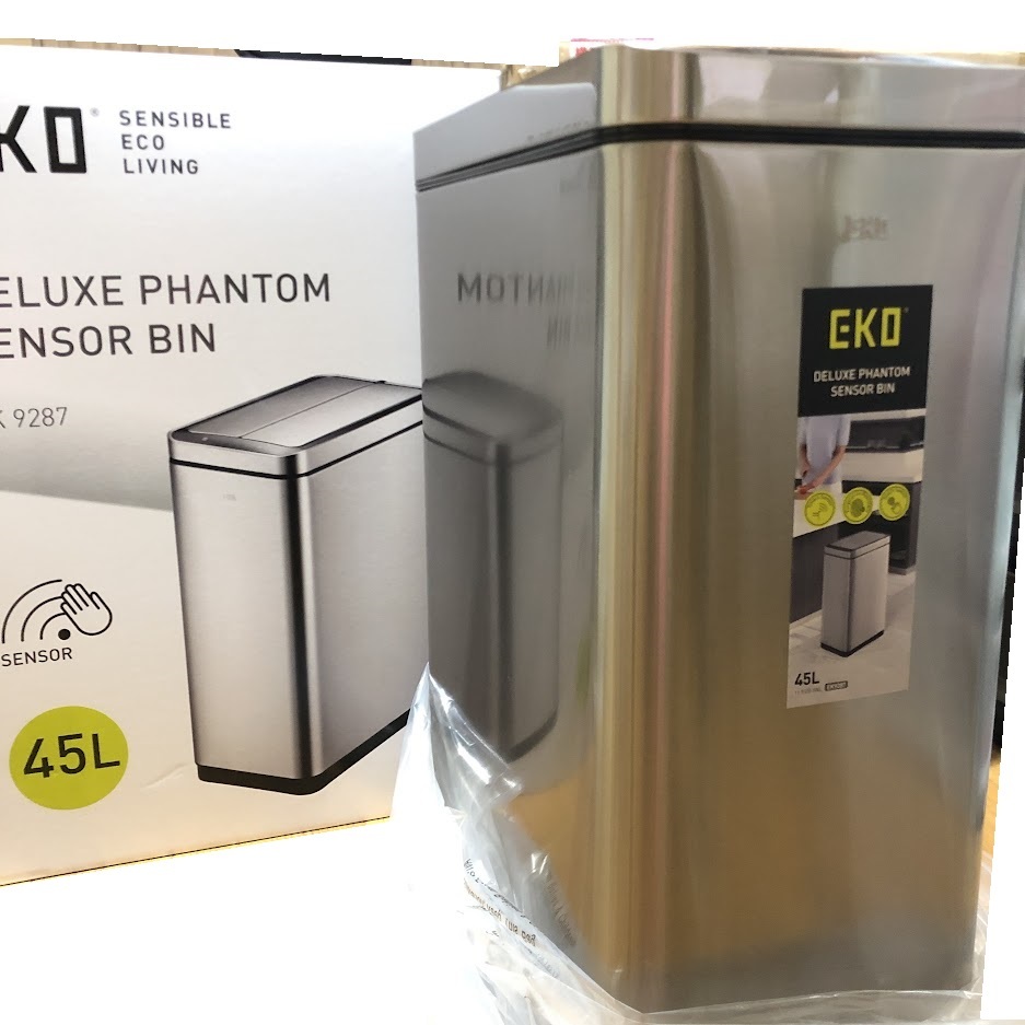 EcoJapan EKO センサー式開閉 蓋つき ゴミ箱 45L ステンレス