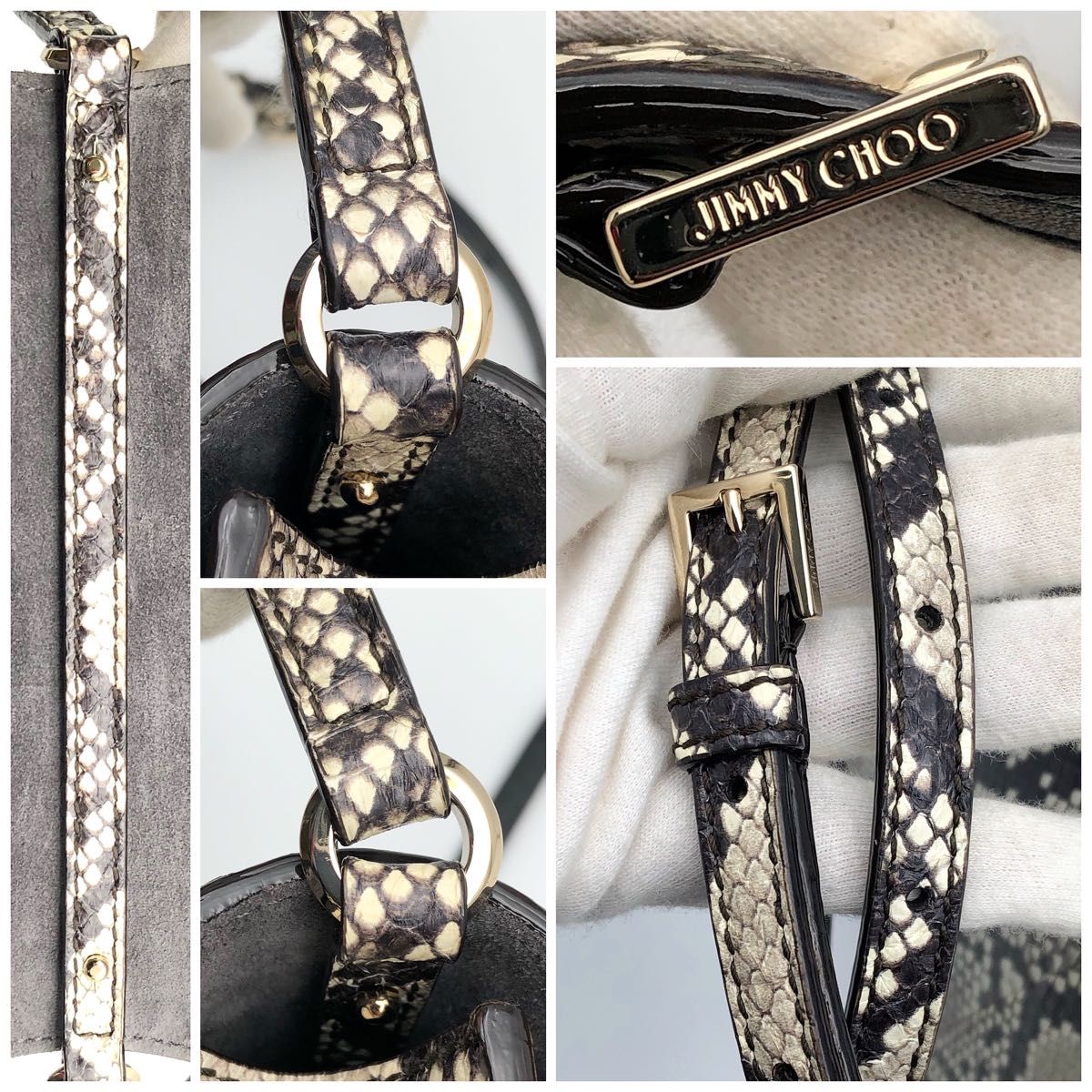 最高の 【新品】JIMMY 極美品♡ジミーチュウ チェーンショルダーバッグ