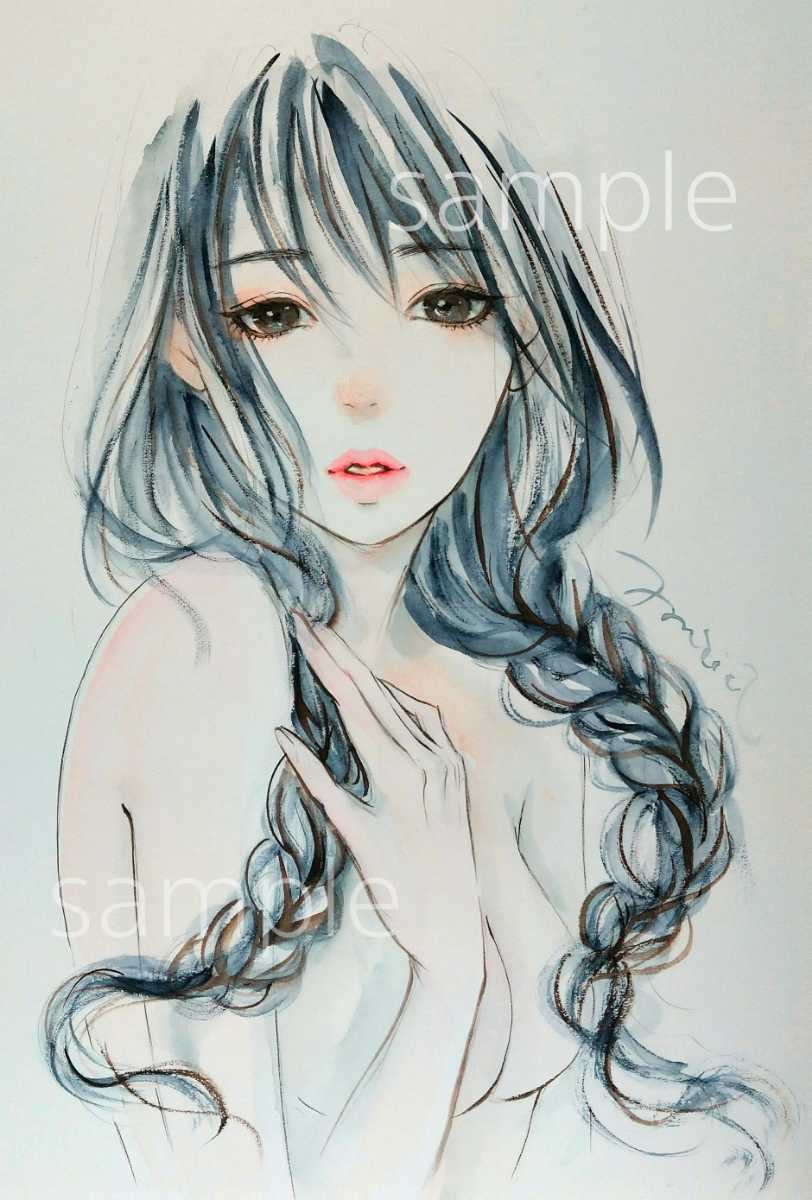 水彩画 人物画 イラスト 原画 肉筆 プロの作品 1点もの 水彩画 人物画 イラスト 原画 肉筆 プロの作品 1点もの Yahoo
