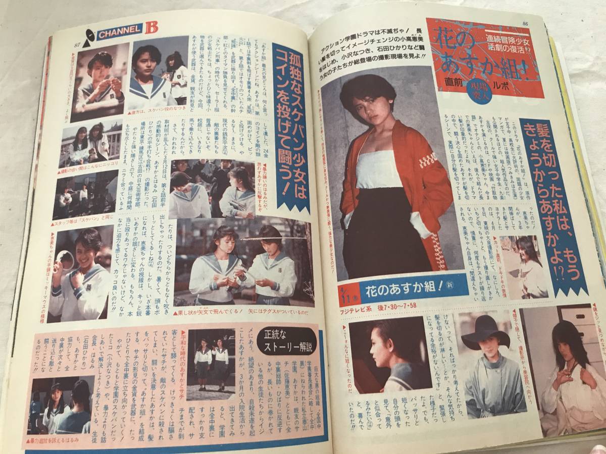 2458/BOMB！ ボム　1988昭和63年5月号　渡辺満里奈　菊池桃子/斉藤由貴/中村由真/姫乃樹リカ/島田奈美/高井麻巳子/白田あゆみ_画像7