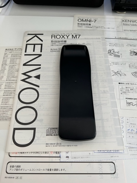 KENWOOD ROXY M7 A-97 T-97 GE-970 DP-97 X-87 RC-97LD スピーカ2台 オムニトップスピーカー2台 ロキシー 動作品 　古い為ジャンク扱い_画像9