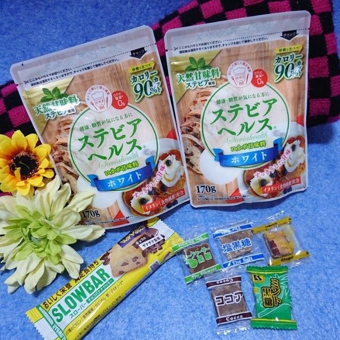 日本産ロカボ甘味料 ステビアヘルス・ブラウン 2個セット その他 加工食品