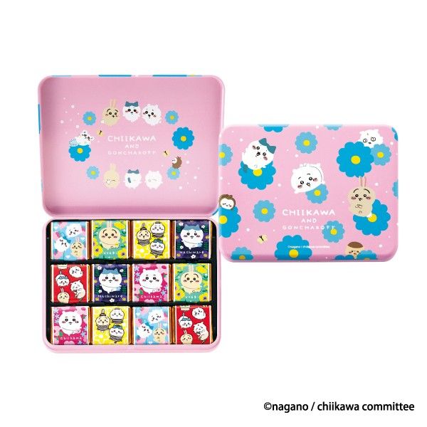 新品未使用 限定品 チョコ空き缶 ゴンチャロフ トムとジェリーコラボ