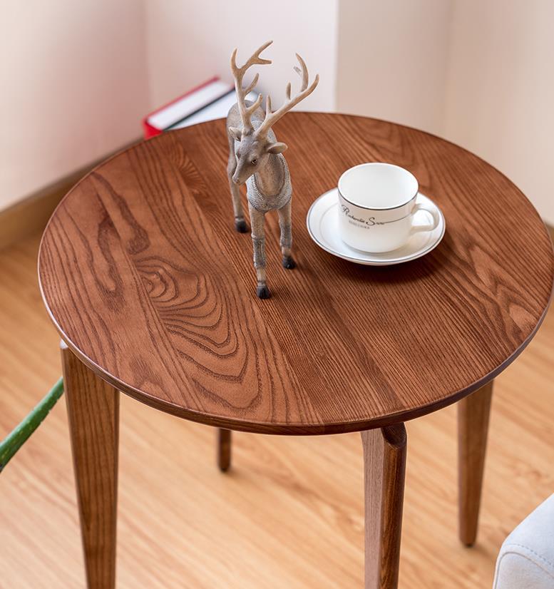 高級感満載！ クラシックウッドコーヒーテーブル 北欧ヴィンテージスタイル無垢材 家庭用品_画像3
