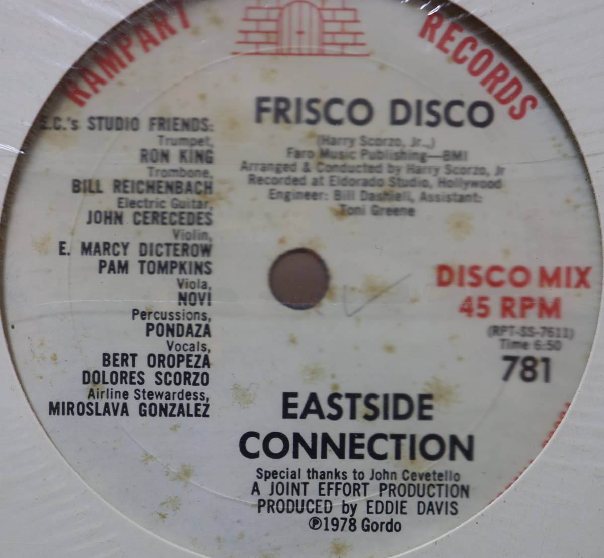 【廃盤12inch】Eastside Connection / Frisco Disco / Birthday Medleyの画像1