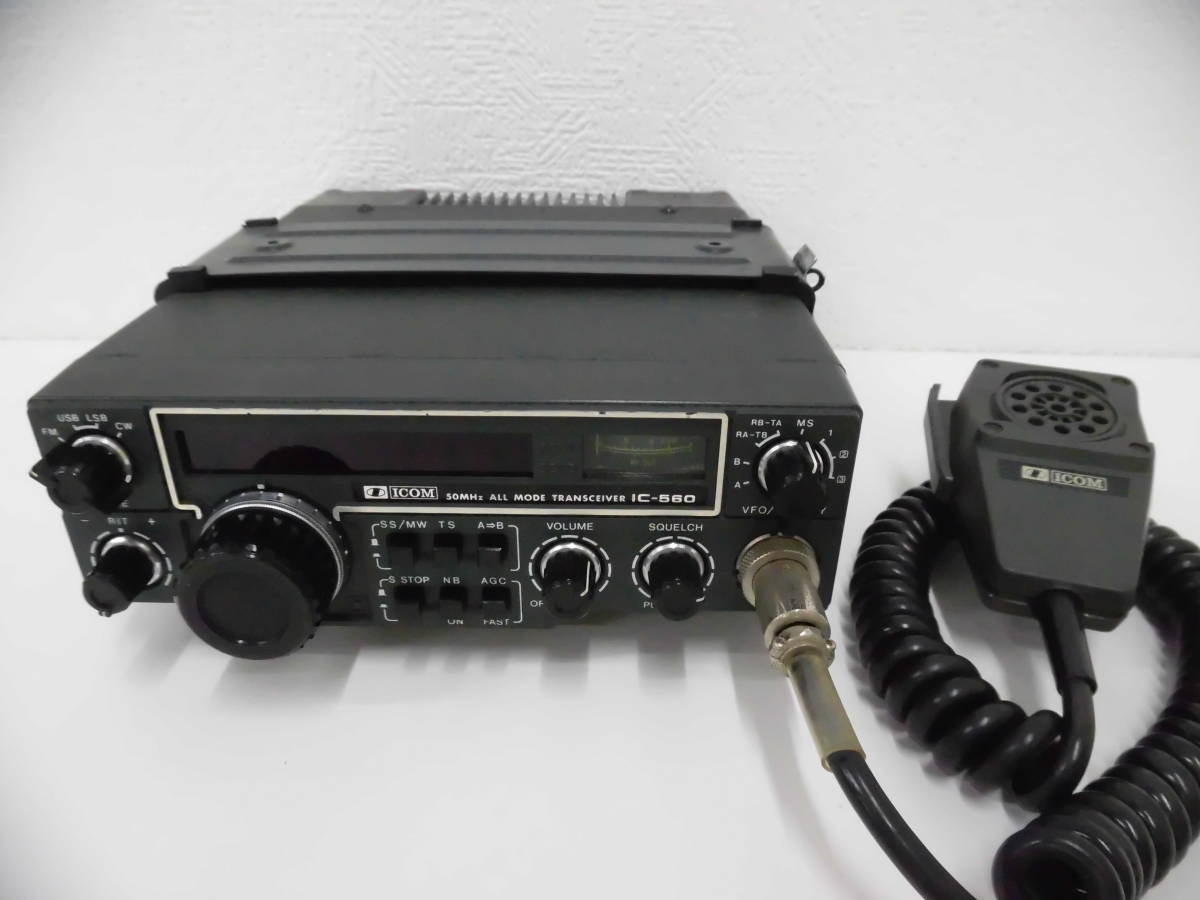 50MHz トランシーバー IC-560 Yahoo!オークション - ハローCQ祭 無線機 アイコム IC-560 50MHz