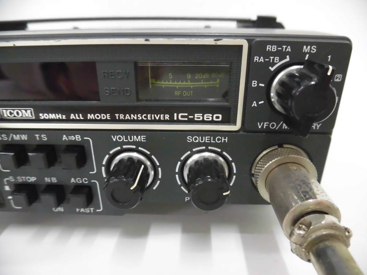 50MHz トランシーバー IC-560 Yahoo!オークション - ハローCQ祭 無線機 アイコム IC-560 50MHz