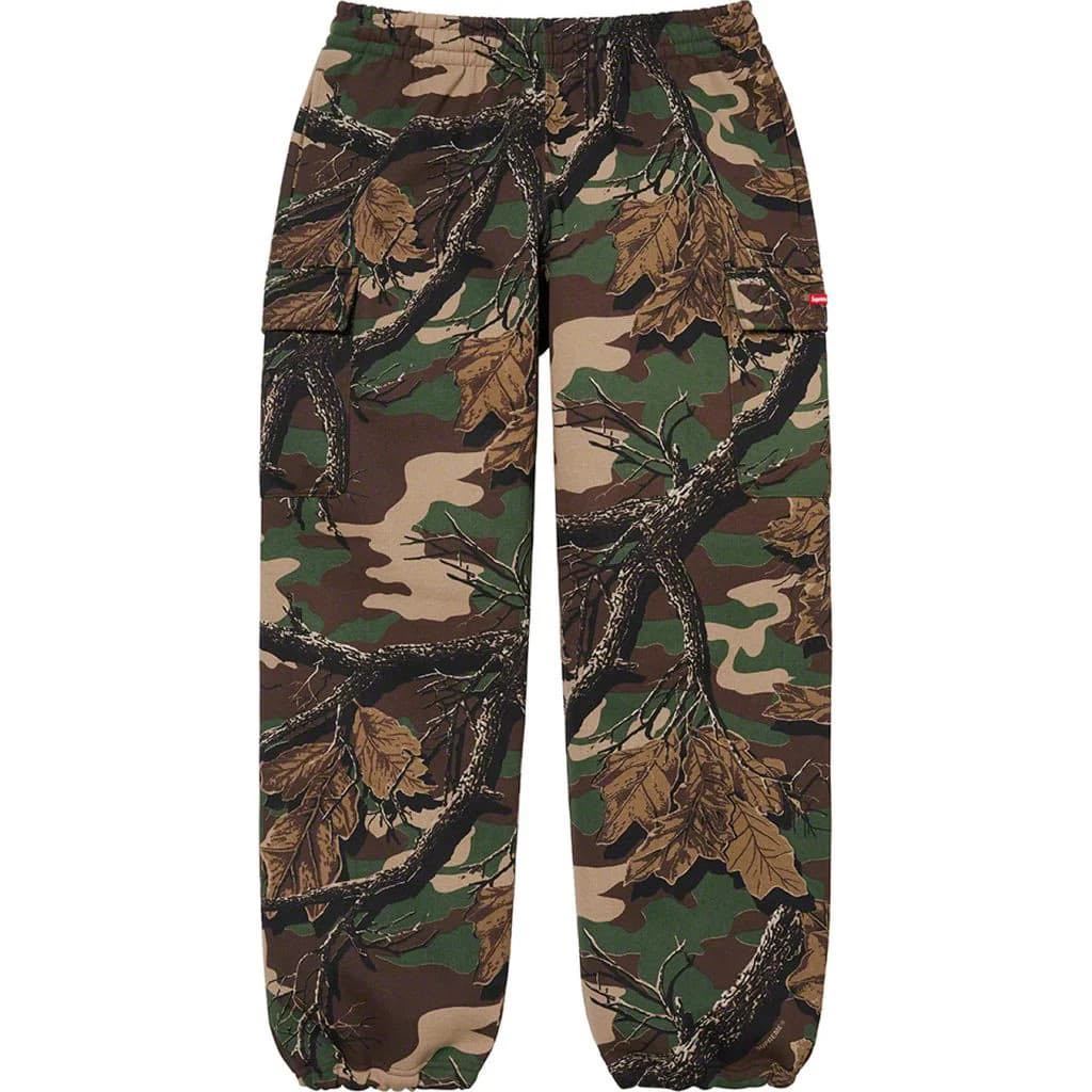 【逸品】 M カモ Supreme Small Box Cargo Sweatpant Woodland Camoシュプリーム スモール ボックスロゴ スウェットパンツ 22fw 木村拓哉 キムタク その他