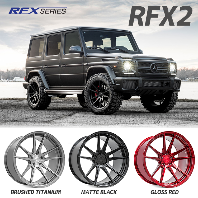 4本セット ロハナ Rohana RFX2 20x10.0J +25 10J 20x11.0J +28 11J 5/112 GR レッド LIONHART LH-FIVE 275/35R20 285/35R20 BMW_画像2