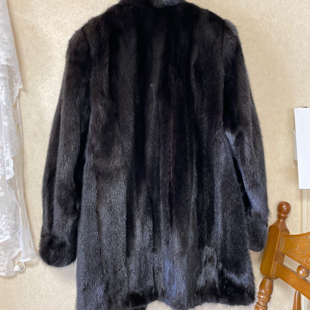 高級】SAGA MINK Ranched Mink フリーサイズ 着丈85cm - 毛皮 高級】SAGA MINK Ranched Mink フリーサイズ 着丈85cm - 毛皮