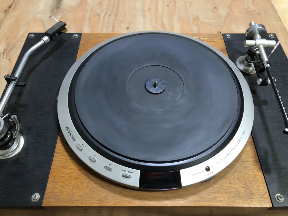 VICTOR ビクター ターンテーブル TT-81 レコードプレーヤー 通電確認OK
