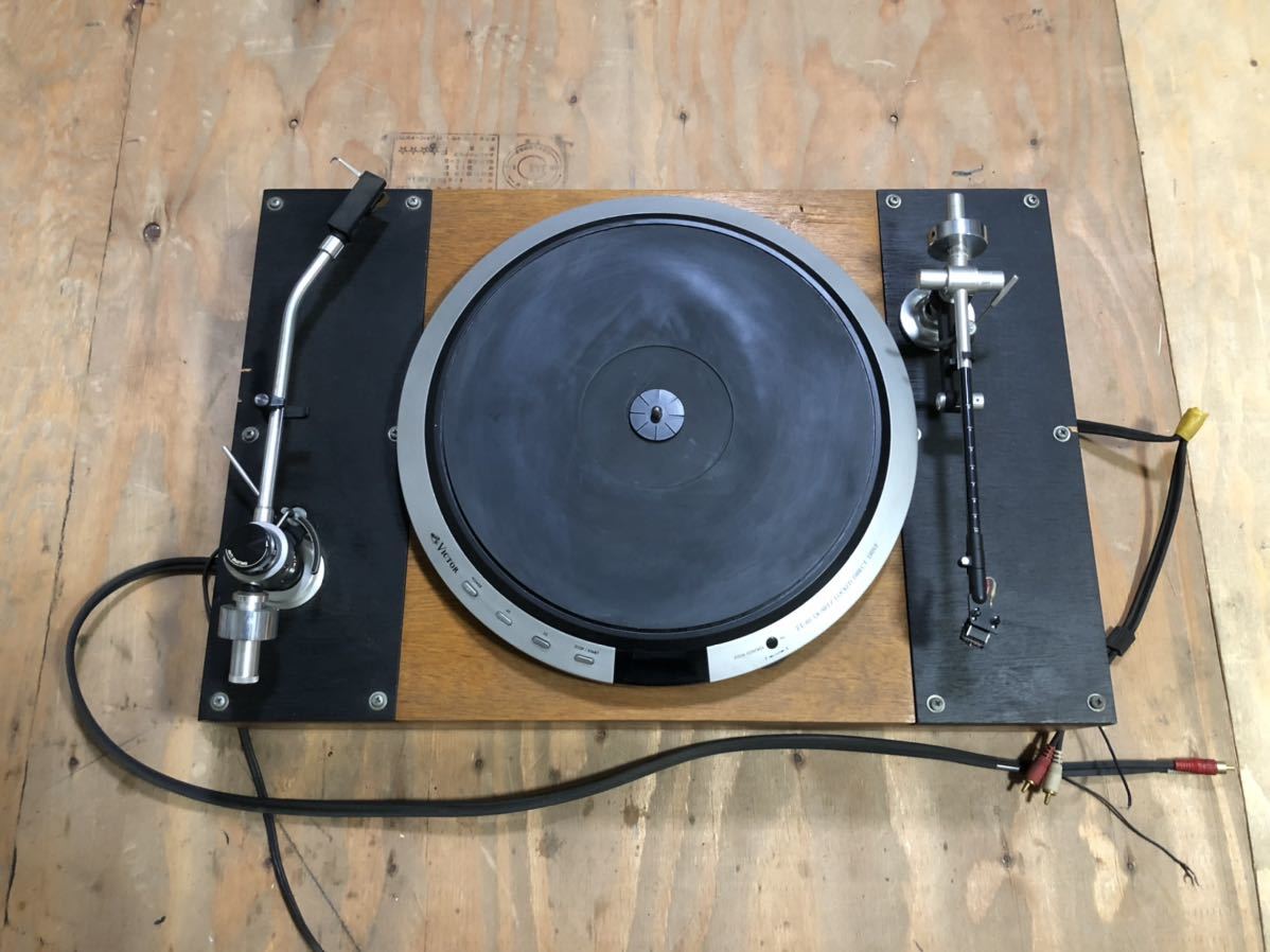 VICTOR ビクター ターンテーブル レコードプレーヤー TT-81 通電確認OK