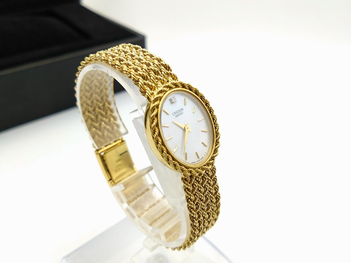 クーポン超特価 SEIKO CREDOR レディース腕時計 8Pダイヤ クレドール