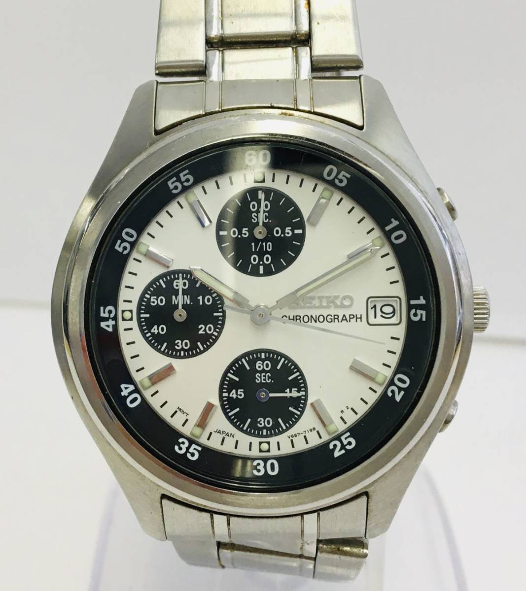 ヤフオク! - W639-A155-25 ◎ SEIKO セイコー CHR...