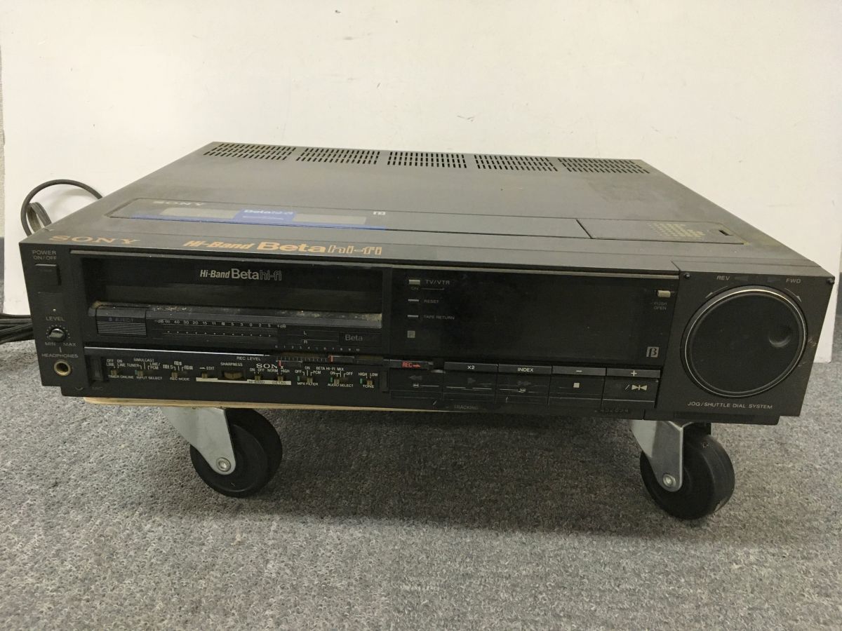 X207-I44-369 SONY ソニー VIDEO CASSETTE RECORDER ベータビデオデッキ SL-HF900 映像機器 ※通電確認済み ⑯の画像2