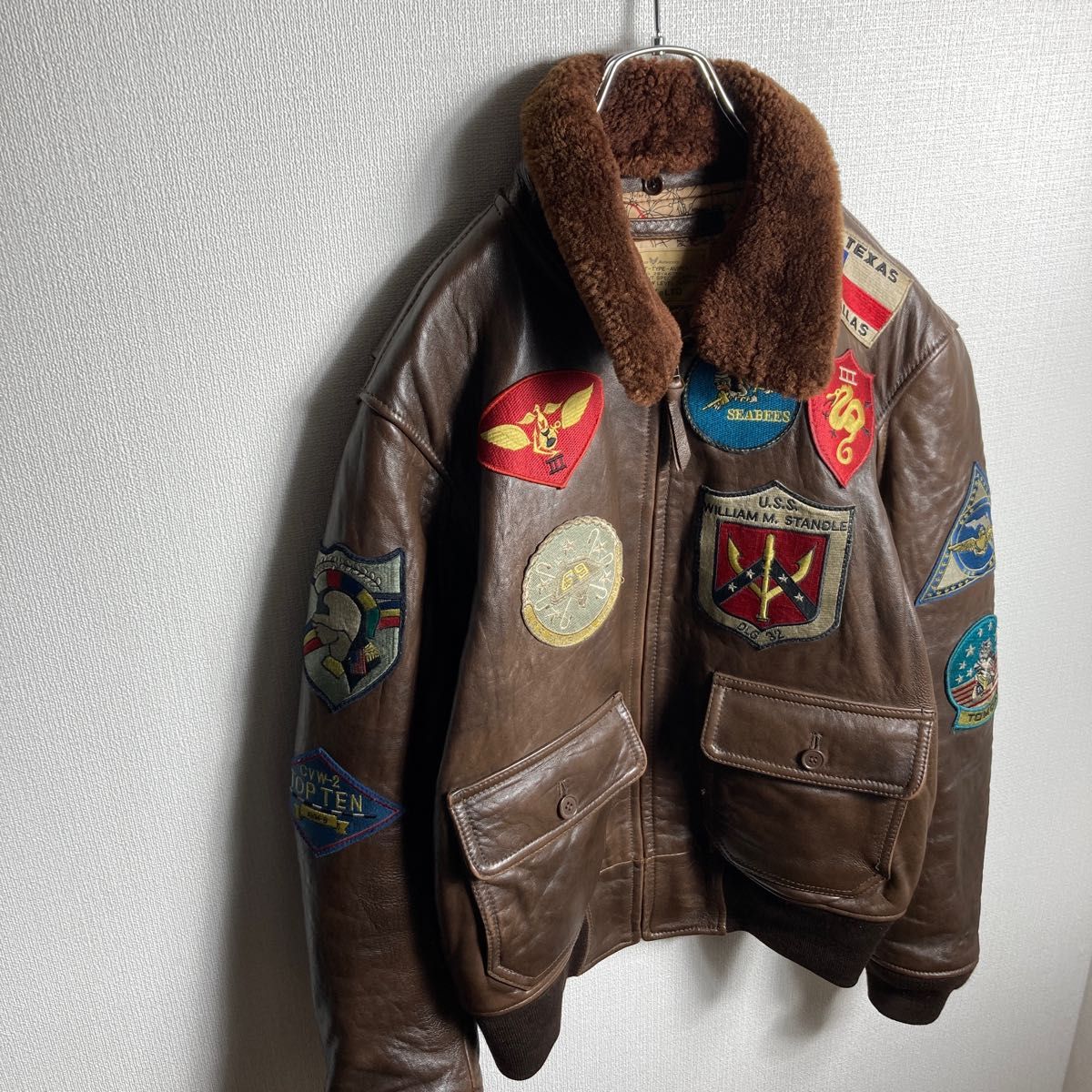 コムドットやまと着用】AVIREX TOP GUN レザージャケット 美品-